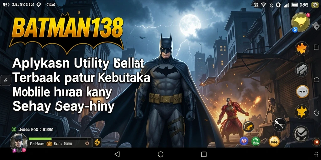 Tampilan screenshot utama BATMAN138 menampilkan antarmuka aplikasi Utility yang sederhana dan fungsional.