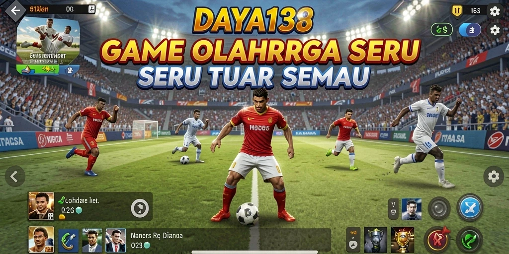 Gameplay menarik dan kompetitif dalam dunia olahraga.