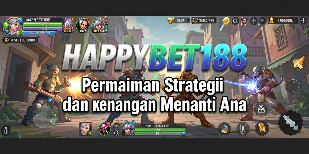 Tampilan gameplay menarik di <strong>HAPPYBET188</strong> yang menunjukkan strategi dan pertempuran.