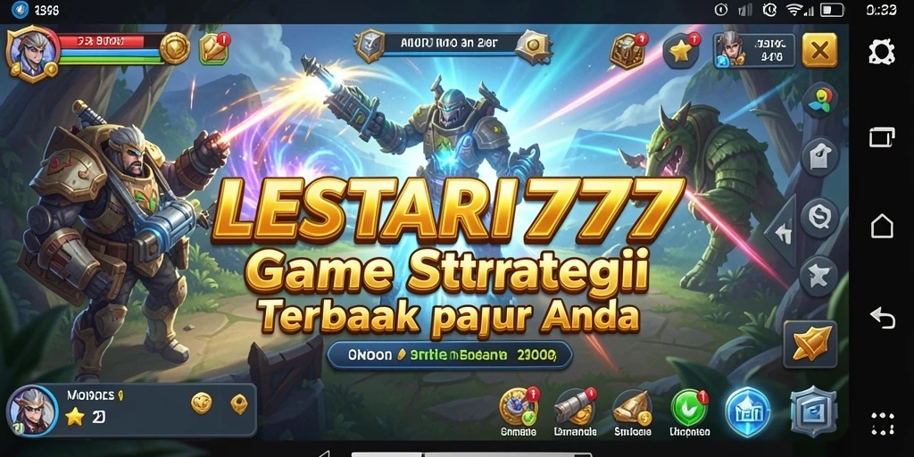 Screenshot gameplay LESTARI777 yang menampilkan aksi strategi yang intens.