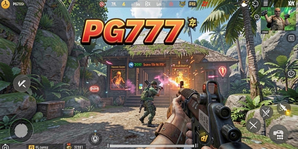 Tampilan gameplay PG777 yang intens dan seru dalam aksi TPS.