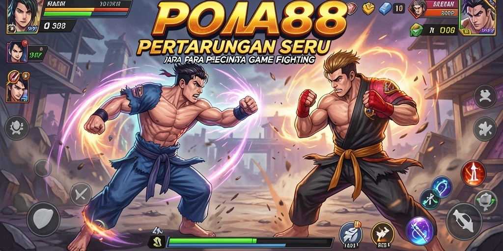 Screenshot gameplay <strong>POA88</strong> menunjukkan pertarungan seru dengan grafis yang mengagumkan.