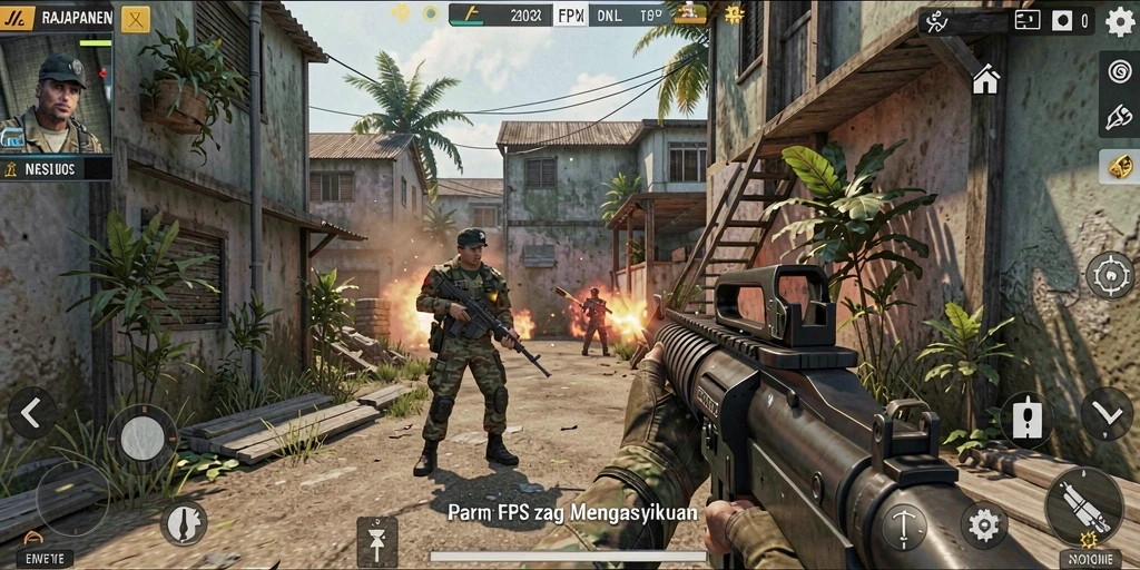 Gameplay RAJAPANEN yang mendebarkan dan penuh aksi.