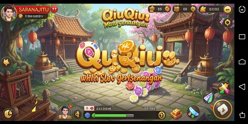 Tampilan gameplay QiuQiu yang menarik dari SARANAJITU.